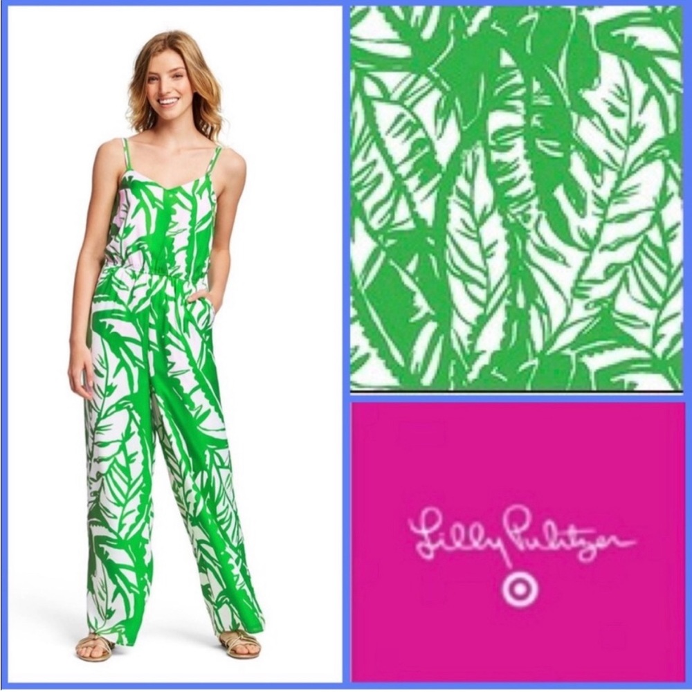 Lilly Pulitzer for target satin jumpsuit— boom boom size large